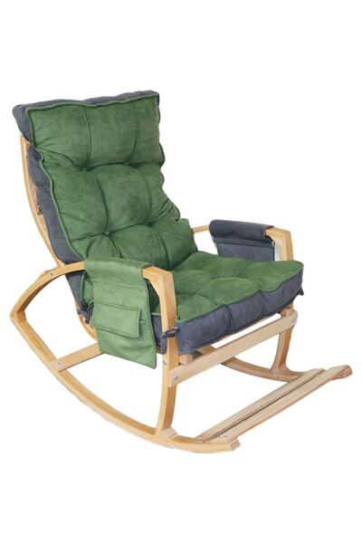 Reyo Home Efes Lüks Çift Minderli Sallanan Sandalye Tv Koltuğu