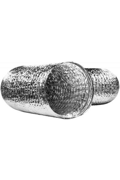 Izolesiz Alüminyum Flexible Hava Kanalı Ø102 Mm (10mt/kt)