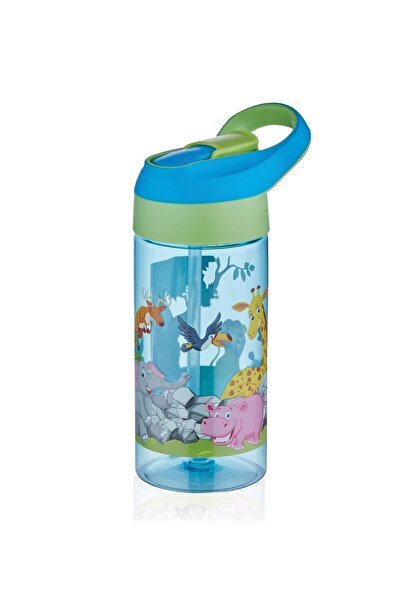 Vagonlife زجاجة مياه للأطفال من مجموعة تريتان الجديدة بسعة 500 مل مع شفاطة