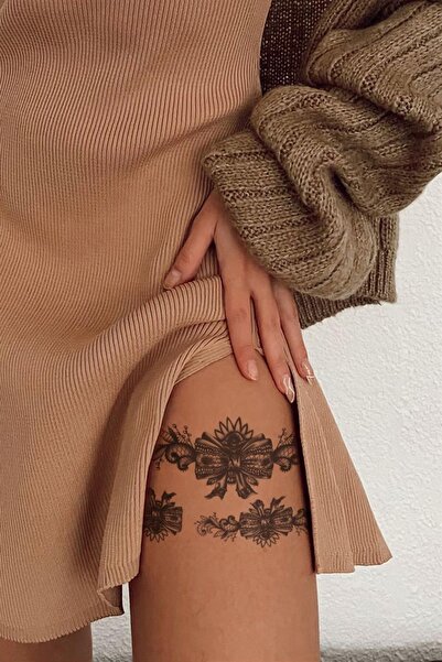 TAKIŞTIR Kurdele Motifli Geçici Dövme Tattoo