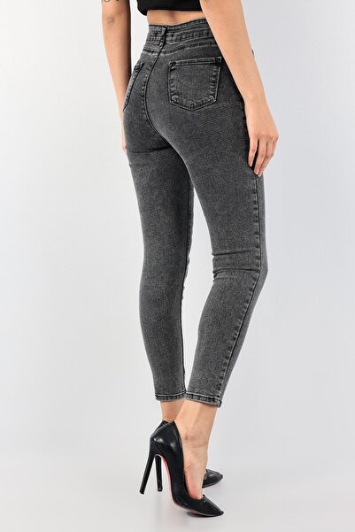 LİMABEL Chartaux Non-Fading Smoked Skinny Jeans Shows Thinner Denim Trousers