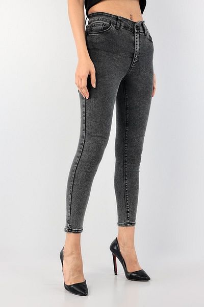 Livik Monster Non-Fade Smoked Skinny Jeans Comfortable Denim Trousers