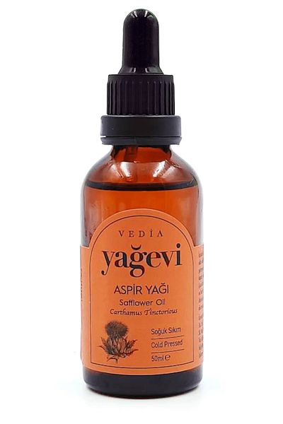 Yağevi 50 ml Cold Pressed Safflower Oil - 100% Pure