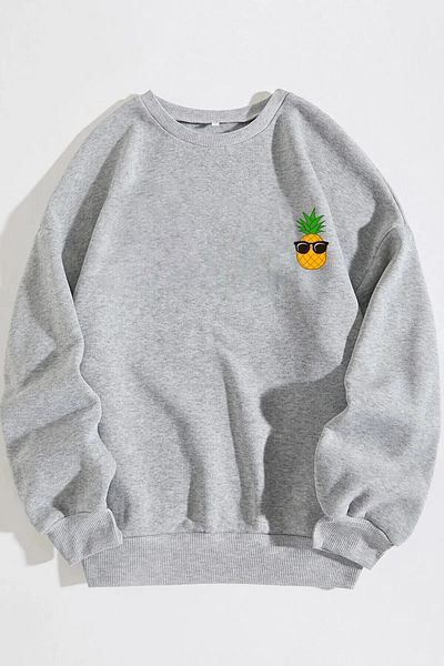 Rokeby Hanorac oversize unisex cu imprimeu ananas