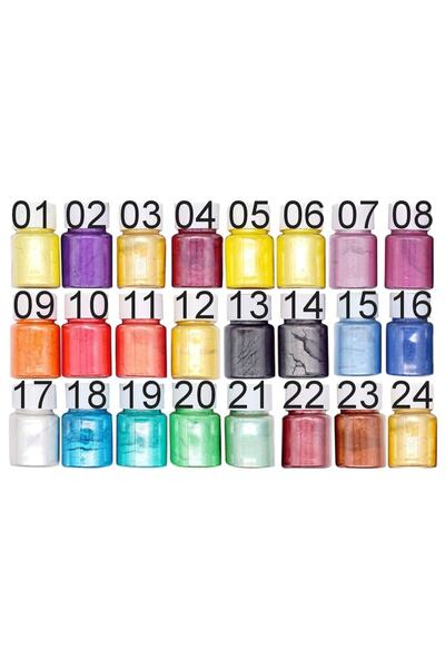 Beauty Box Sadece 1 Adet Inci Sedefli Yoğun Pigment Mica Powder Nail Art Resin Art Mum Sabun Boyası