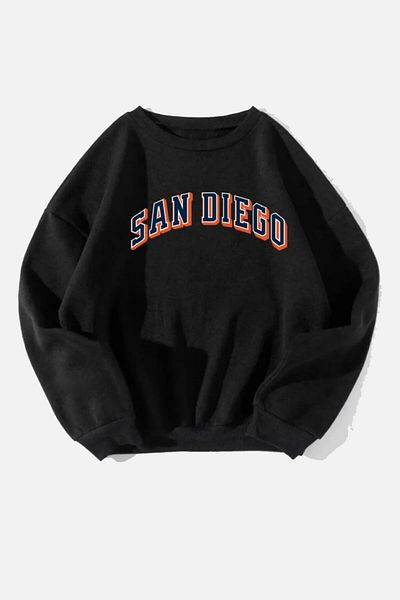 Rokeby Hanorac oversize unisex cu imprimeu San Diego