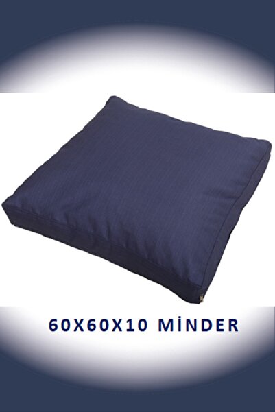 DEKOSOY Kare Yer Ve Palet Minderi - Lacivert