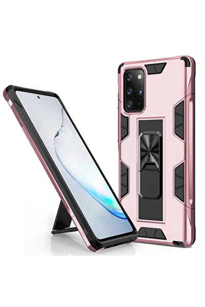 ZM STORE Samsung Galaxy Note 20 Zore Kılıf Tank Zırh Metal Yüzüklü Mıknatıslı...