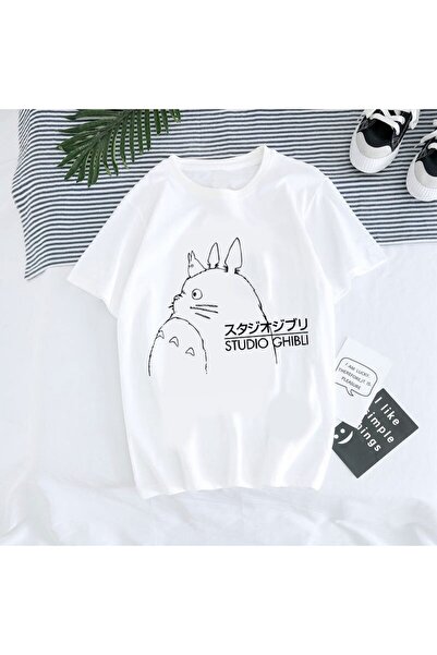 GALASHOP تي شيرت توتورو ستوديو جيبلي قوطي للجنسين موديل 95