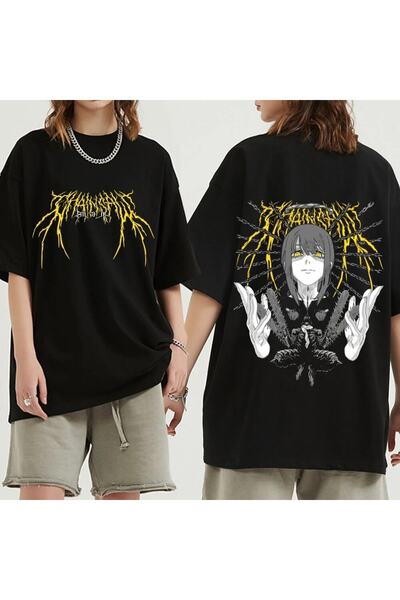 GALASHOP Japon Animesi Chainsaw Man T-shirt