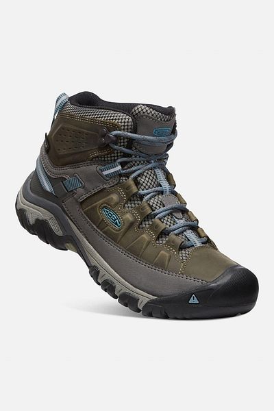 Keen Targhee 3 Mid Wp W-magnet/atlantic Blu - Ghete de drumeție pentru femei impermeabile - verde închis/antracit