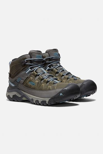 Keen Targhee 3 Mid Wp W-magnet/atlantic Blu - Ghete de drumeție pentru femei impermeabile - verde închis/antracit