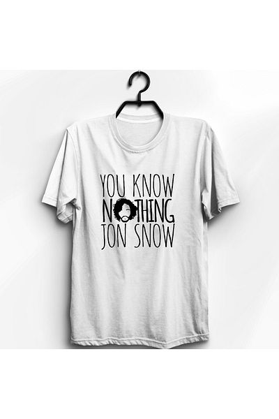 The Fame Game Of Thrones, You Know Nothing Jon Snow, Tricou din seria