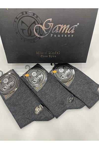Gama Çorap 3 броя микромодал, размер 38-40, размер сервитьор, 100% естествени, без найлон, дебели зимни мъжки чорапи