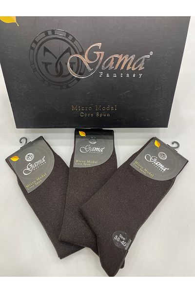 Gama Çorap 3 τεμάχια Micro Modal 38-40 Size Waiter Size 100% Natural Nylon Χοντρές χειμερινές ανδρικές κάλτσες