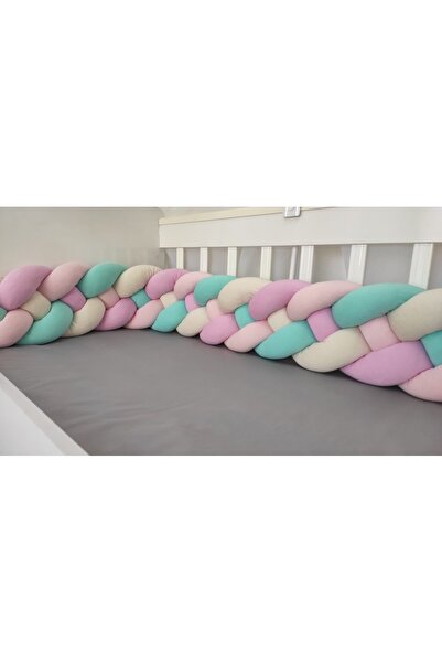 Lucky Kids حماية محبوكة 220 سم 4 قطع / سرير أطفال - واقي مرتبة