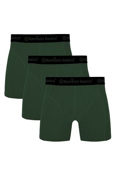 Bamboo Basics Herren Boxershorts RICO, 3er Pack - atmungsaktiv, Single Jersey
