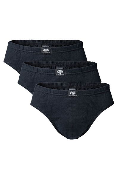 Ceceba Herren Slips, 3er Pack - Sport Slip, Basic, Baumwolle, M-8XL, einfarbig