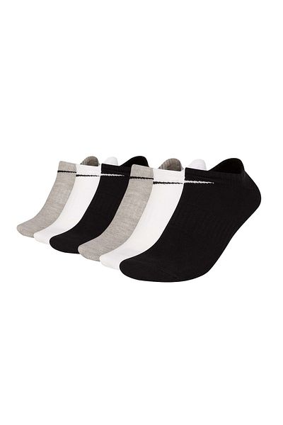 Nike Unisex 6er Pack Sneaker Sportsocken - Everyday, Lightweight No Show, einfarbig