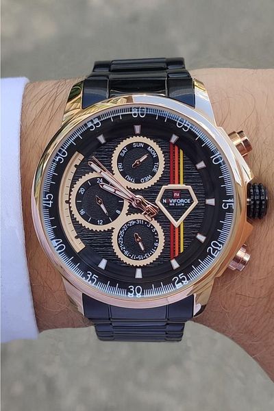 Naviforce Men's Wristwatch with Active Indicator Suitable for Sports and Stylish Use