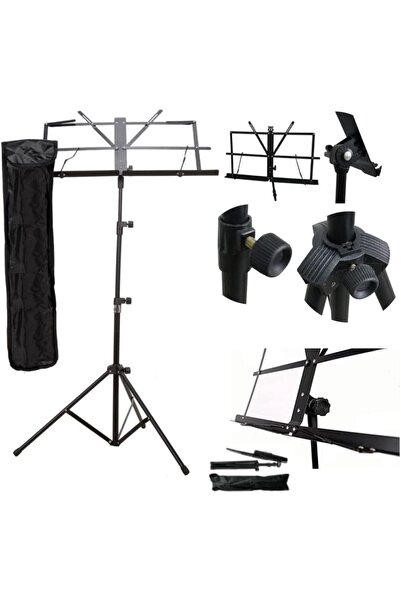 Chroma Nota Sehpası Portatif -katlanır-sağlam Metal Konstrüksiyon