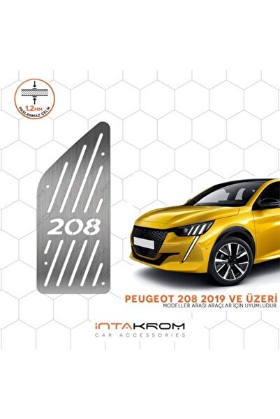 İntachrom Peugeot 208 Krom Ayak Dinlendirme Pedalı 2019 Ve Üzeri