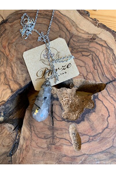 parze doğaltaş الروتيل الكوارتز قلادة