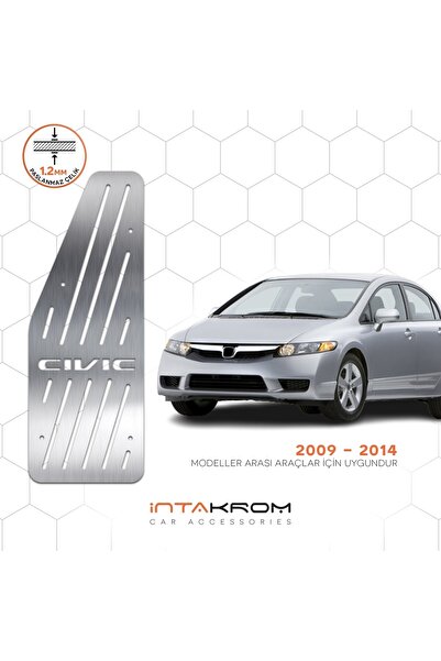 İntachrom Honda Civic Krom Ayak Dinlendirme Pedalı 2009 - 2014