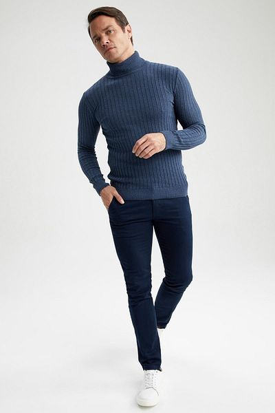 DeFacto Regular Fit Turtleneck Knitwear Sweater