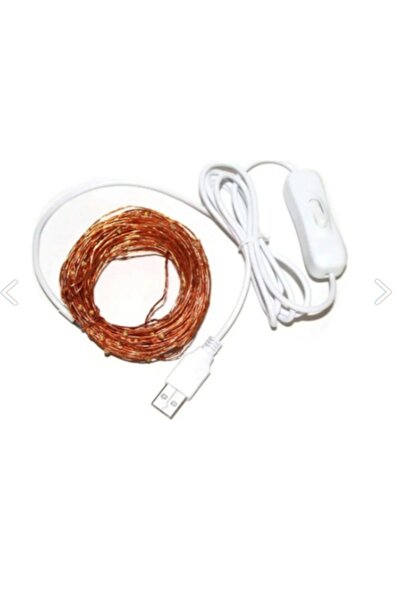 KAYAX Usb Günışığı 5 Metre Peri Led On off Tuşlu Dekoratif Amaçlı Led