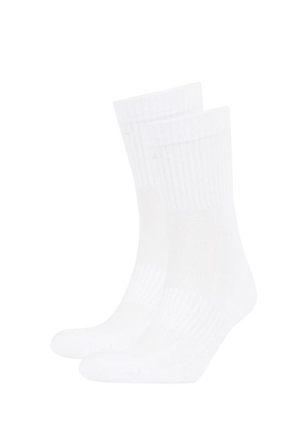 DeFacto Men's 2-Piece Cotton Terry Sports Socks Z4320Azns