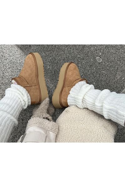 Estyle Fashion Ugi Brown Boots