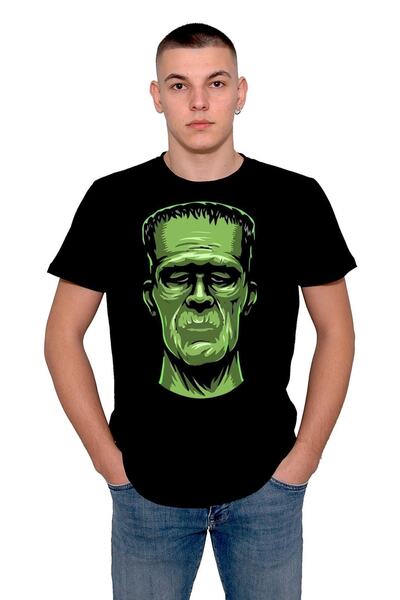baskwear Frankenstein majica sa malom glavom, unisex