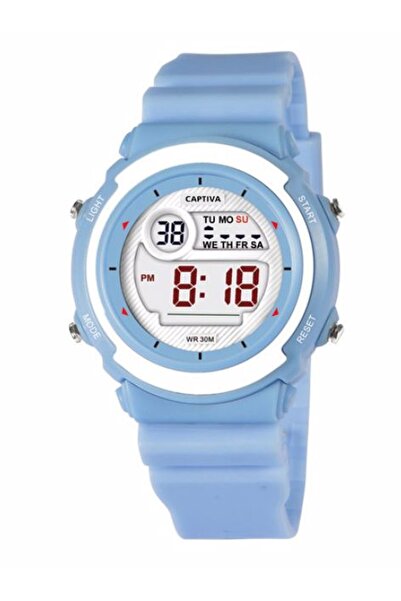 captiva منبه مقاوم للماء بثلاثة أجهزة اتوم، ساعة توقيت مضيئة للفتيات