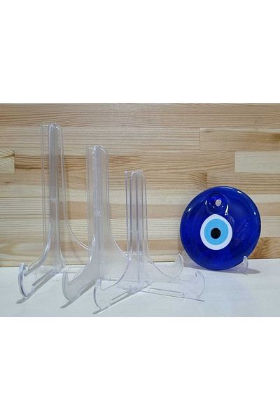 erdoğan hobi Display Foot 10 Pieces 6x9cm Plastic Plate Foot Frame Photo Foot Table Top Foot Knight Stand
