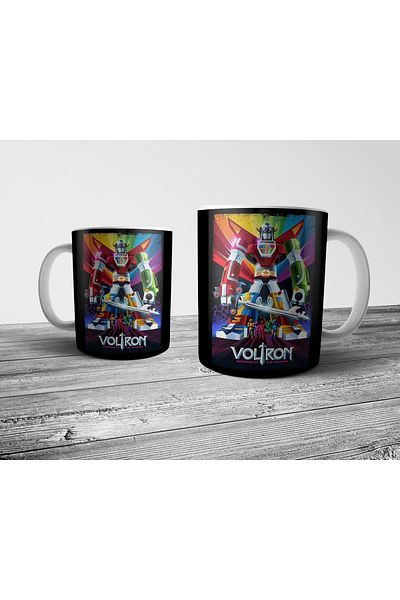 Pixxa Voltran - Voltron Mug Cup Model 1