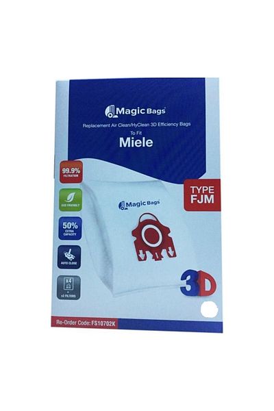 seninürünün Miele Complete C3 Cat & Dog - كيس غبار قماشي 5 طبقات، 12 قطعة