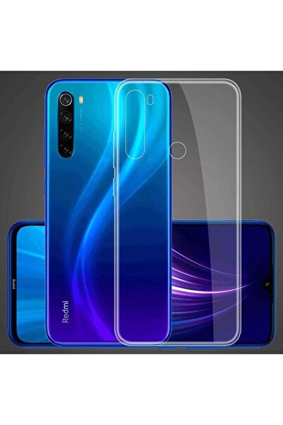 ZM STORE Xiaomi Redmi Note 8 Kılıf Zore Süper Silikon Ince Şeffaf Kapak
