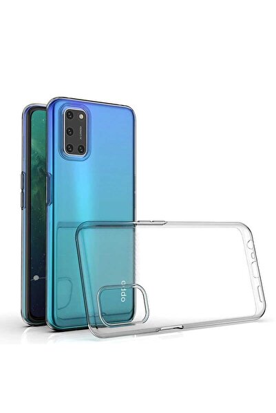 ZM STORE Oppo A52 / A72 / A92 Uyumlu Kılıf Zore Süper Silikon Ince Şeffaf Kapak
