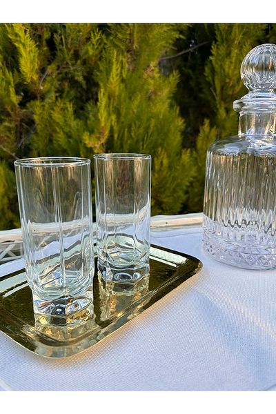 Paşabahçe Six-Piece Tan Cup 42942 Water Cup, Soft Drink Cup 290 Cc