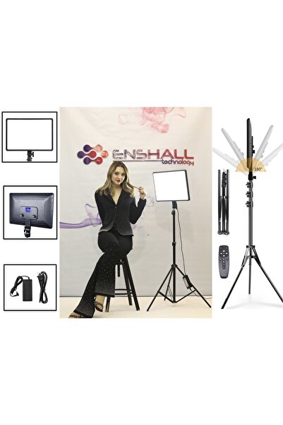 Enshall Fotoğraf Ve Video Için Profesyonel Çekim Işığı Ring Lıght Stüdyo 18 I...