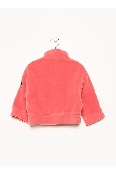U.S. Polo Assn. Red Plain Girl's Sweatshirt - Kaısedkıds