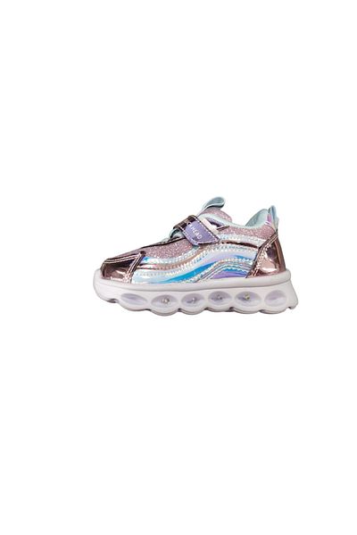 BUCKHEAD Buck4246-roz-albastru Trio Shiny Hologram Jr Pantofi sport pentru copii