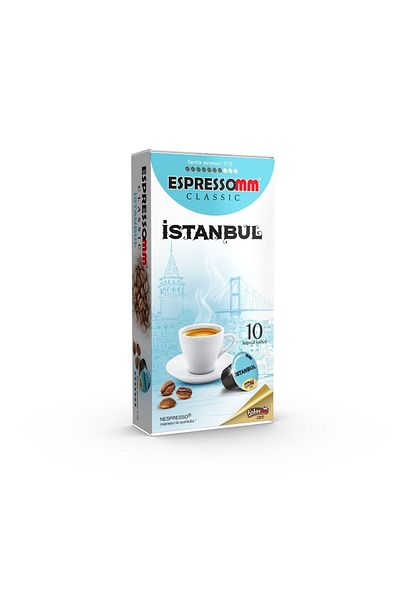 ESPRESSOMM ® Classic Istanbul Coffee Capsules (10 Pieces) - Nespresso® Compatible*