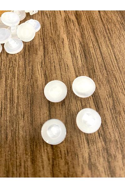 canan dizayn 11.5 mm Leg Polyester White Mother of Pearl Button(25Pcs)