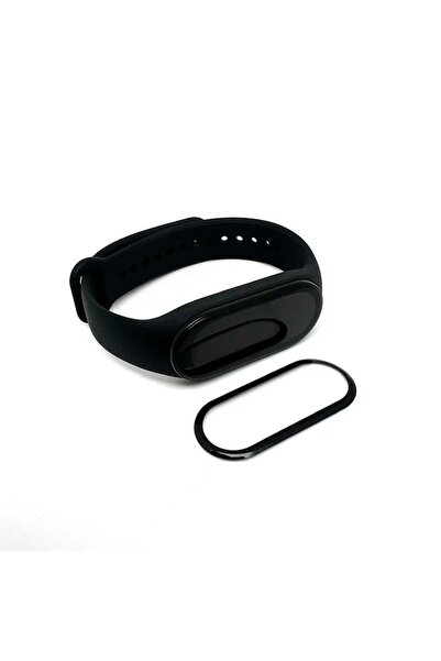 Techaks Xiaomi Mi Band 7 Ekran Koruyucu Darbeye Dayanıklı Ppma Kırılmaz Cam