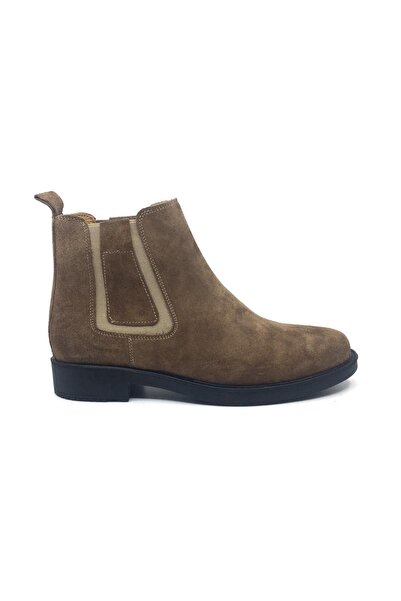 Çetintaş 100% Leather Inside and Outside Men's Daily Comfortable Winter Chelsea Boots 38-39