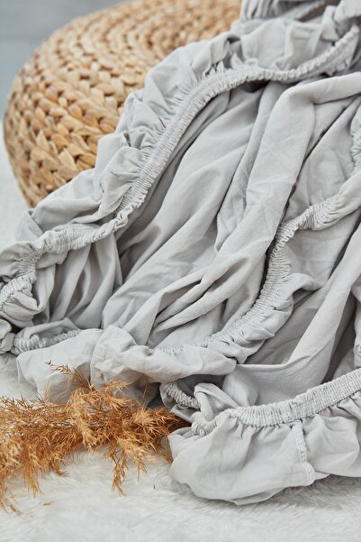 BONJARDİNHOME Combed Cotton Elastic Sheet for Single Person