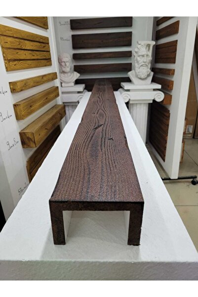 ANKARA KARTONPİYER Ahşap Görünümlü Strafor 13,5x8 Cm Ceviz Renkli (1 Metre)