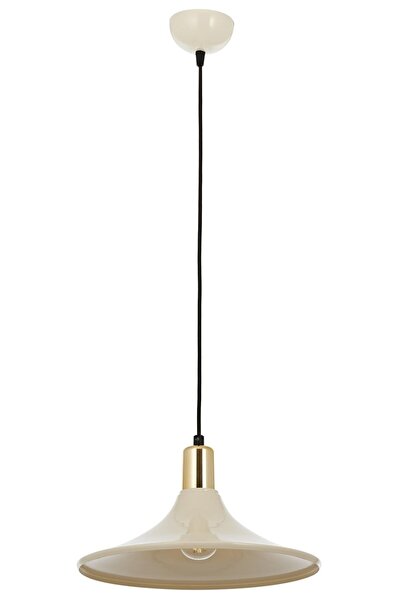 Avonni AV-4106-M28-BBY Beyaz Boya Modern Avize E27 Metal H: 80 cm, Ø: 30 cm